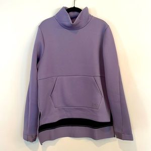 Under Armour Purple Cowl-neck Pullover Scuba Sweatshirt Size Large